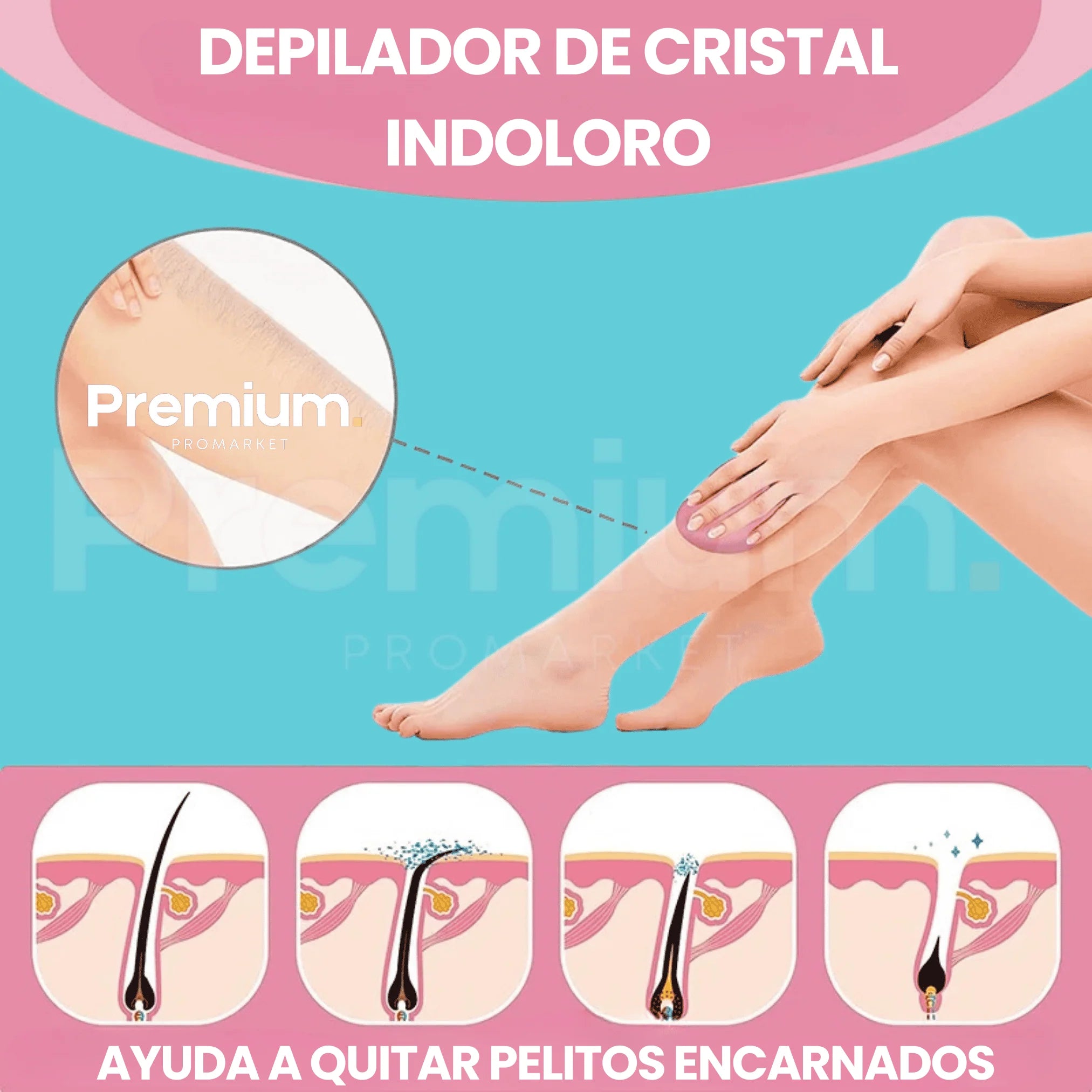 DEPILADORA DE CRISTAL 😱😍 +ENVIO GRATIS