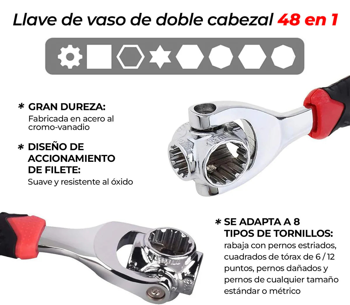 LLAVE MULTIFUNCIÓN 48 EN 1