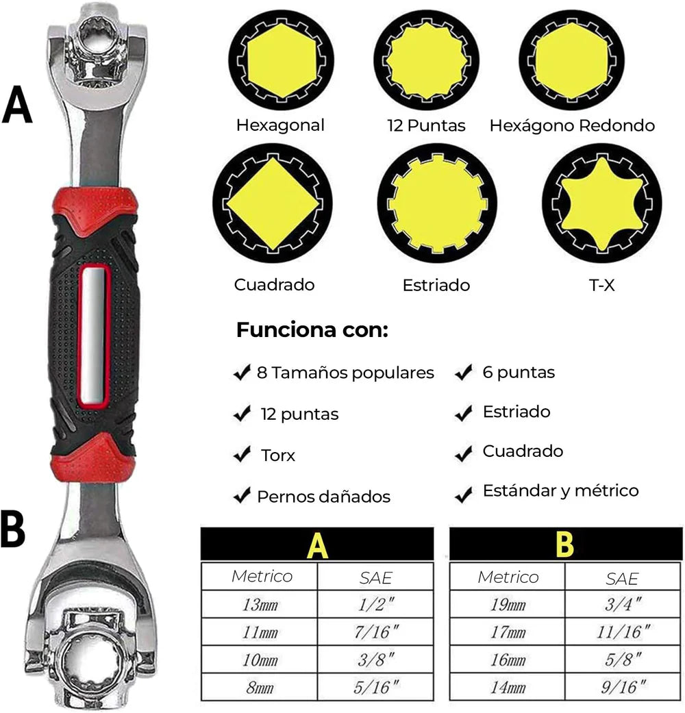 LLAVE MULTIFUNCIÓN 48 EN 1