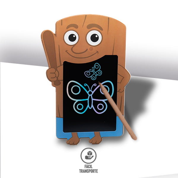 Pizarrón Mágico con Diseño de Tsum Tsum Sahur y Pantalla LCD
