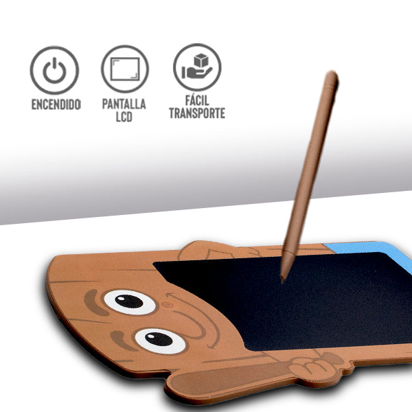 Pizarrón Mágico con Diseño de Tsum Tsum Sahur y Pantalla LCD