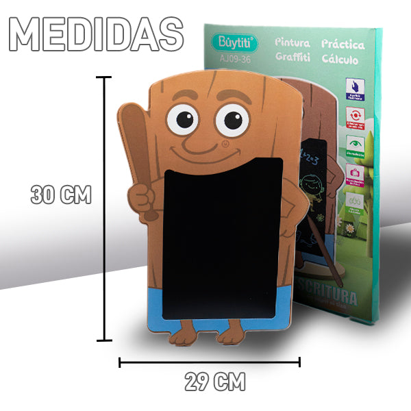 Pizarrón Mágico con Diseño de Tsum Tsum Sahur y Pantalla LCD